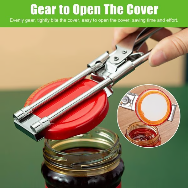 Adjustable Stainless Steel Jar  Opener