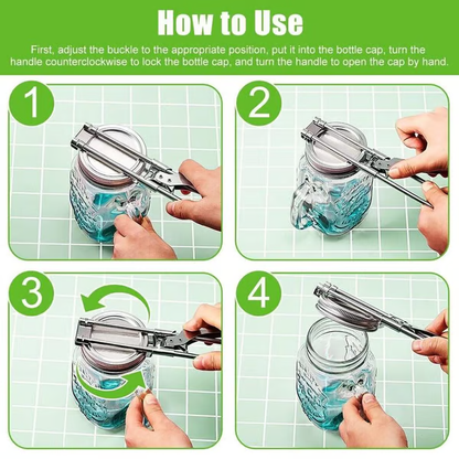 Adjustable Stainless Steel Jar  Opener